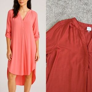 Cupio Burnt Orange High Low Dress